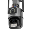 IP66 Waterproof Outdoor Wireless Camera High Security Dual Screen Monitoring Strong Signal CMOS Sensor