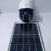 Single Lens Camera 4G SIM Wi-Fi with Pan Tilt 3MP 12x Zoom Outdoor PTZ IP65/66 Solar powered