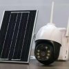 Single Lens Camera 4G SIM Wi-Fi with Pan Tilt 3MP 12x Zoom Outdoor PTZ IP65/66 Solar powered