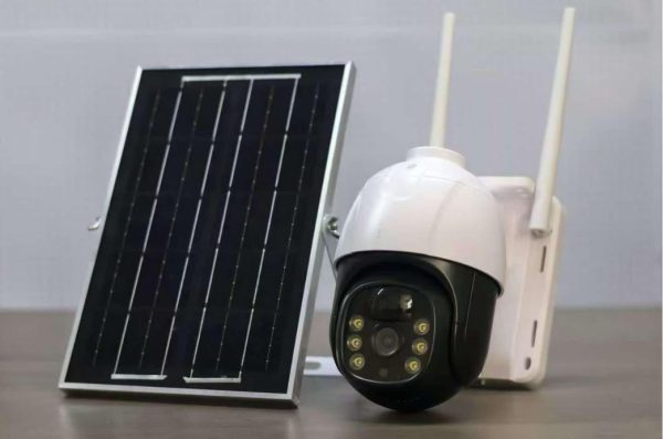 Single Lens Camera 4G SIM Wi-Fi with Pan Tilt 3MP 12x Zoom Outdoor PTZ IP65/66 Solar powered