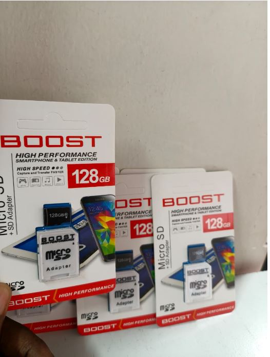 Boost HIGH SPEED 128 GB MEM CARD // High Speed 128GB Phone & CCTV SD Memory Driving Recorder TF Card