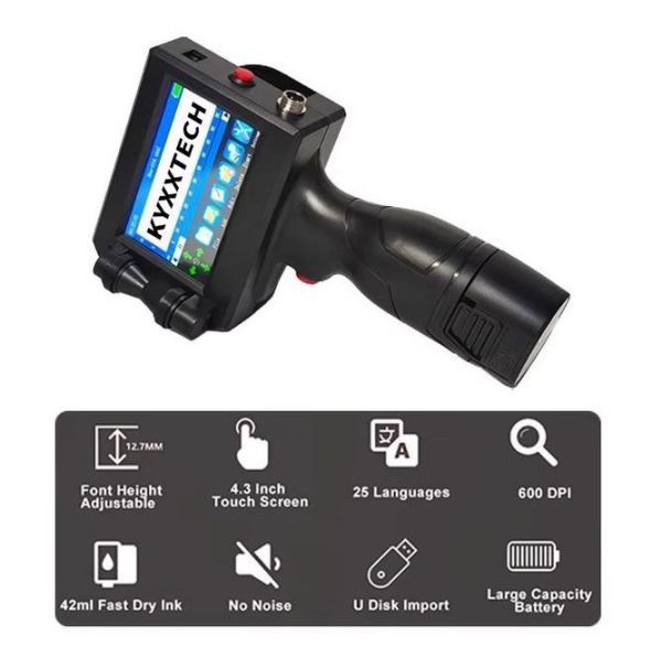 Handheld Inkjet Printer – Portable Wireless Coding & Marking Machine