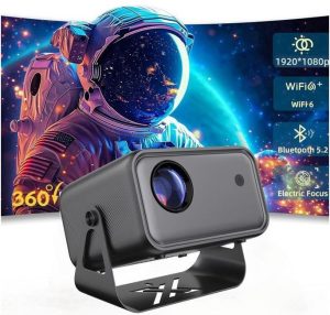 CY900 Smart Full HD Projector – Native 1080P, Android 13, Dual Wi-Fi & Bluetooth