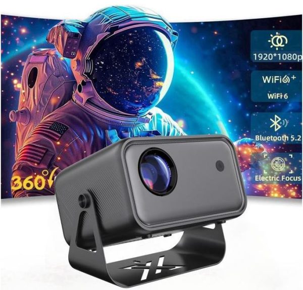 CY900 Smart Full HD Projector – Native 1080P, Android 13, Dual Wi-Fi & Bluetooth