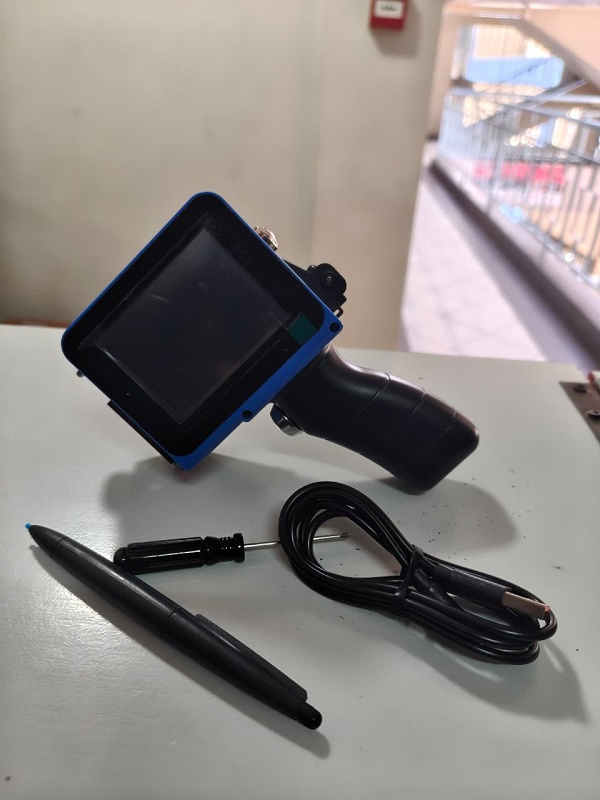 Portable Handheld Inkjet Printer for Fast, Convenient Printing on Products, Packaging, Boxes and Other Suitable Surfaces