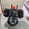 V380 4G Triple Lens Solar CCTV Camera with PTZ Monitoring, Solar Power, Night Vision and SIM Connectivity for Outdoor Security