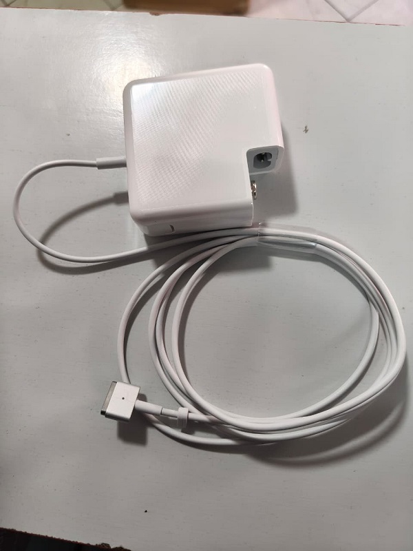60W T-Shaped MagSafe 2 MacBook Charger, Magnetic Connector, Power Adapter, Fast Charging and UK Plug for Compatible Laptop Models