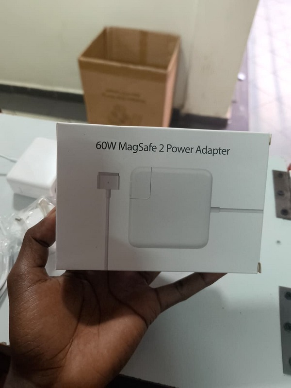 60W T-Shaped MagSafe 2 MacBook Charger, Magnetic Connector, Power Adapter, Fast Charging and UK Plug for Compatible Laptop Models