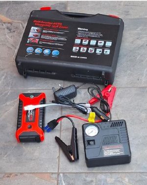 Jump Starter Kit 99800mAh Battery Compressor Jumpers and Chargers Unit