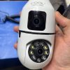 Bulb CCTV Dual Camera With Adjustable Viewing And LEDs