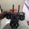 V380 4G Triple Lens Solar CCTV Camera with PTZ Monitoring, Solar Power, Night Vision and SIM Connectivity for Outdoor Security